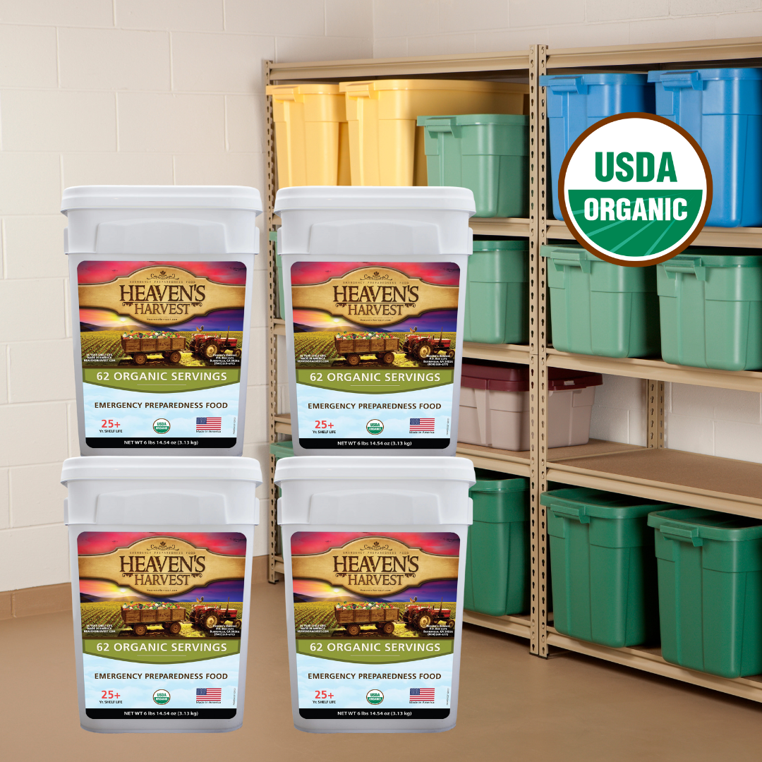 1 Month USDA Organic Emergency Food Supply