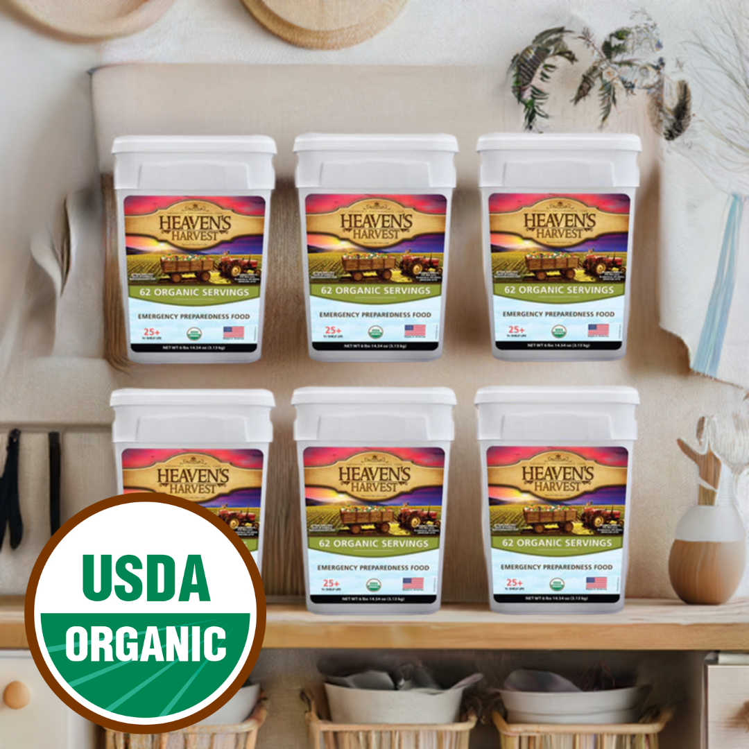 6 Week USDA Organic Emergency Food Supply Kit