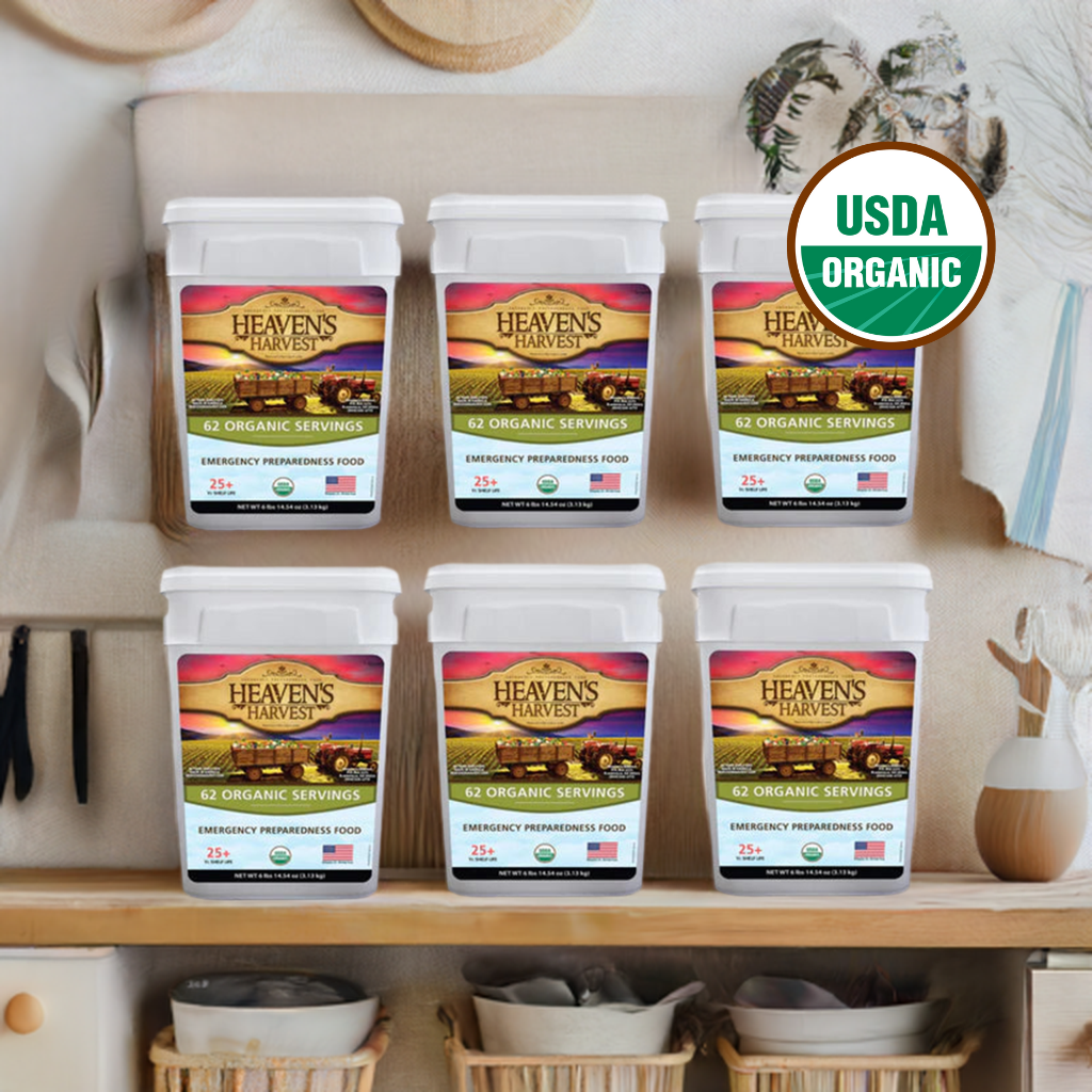 6 Week USDA Organic Emergency Food Supply Kit