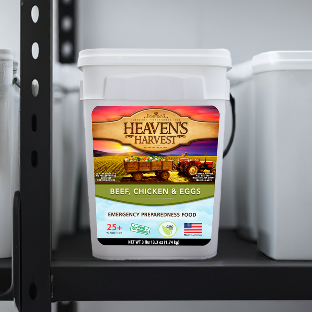 1-Year Emergency Protein Food Supply - Beef, Eggs, Chicken