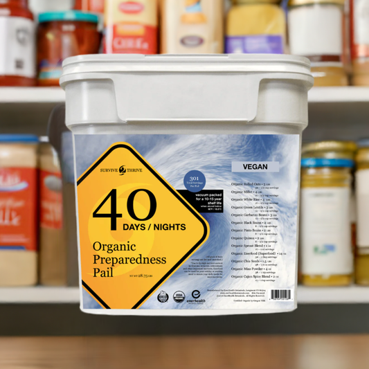 USDA Organic 40-Day Emergency Food Supply